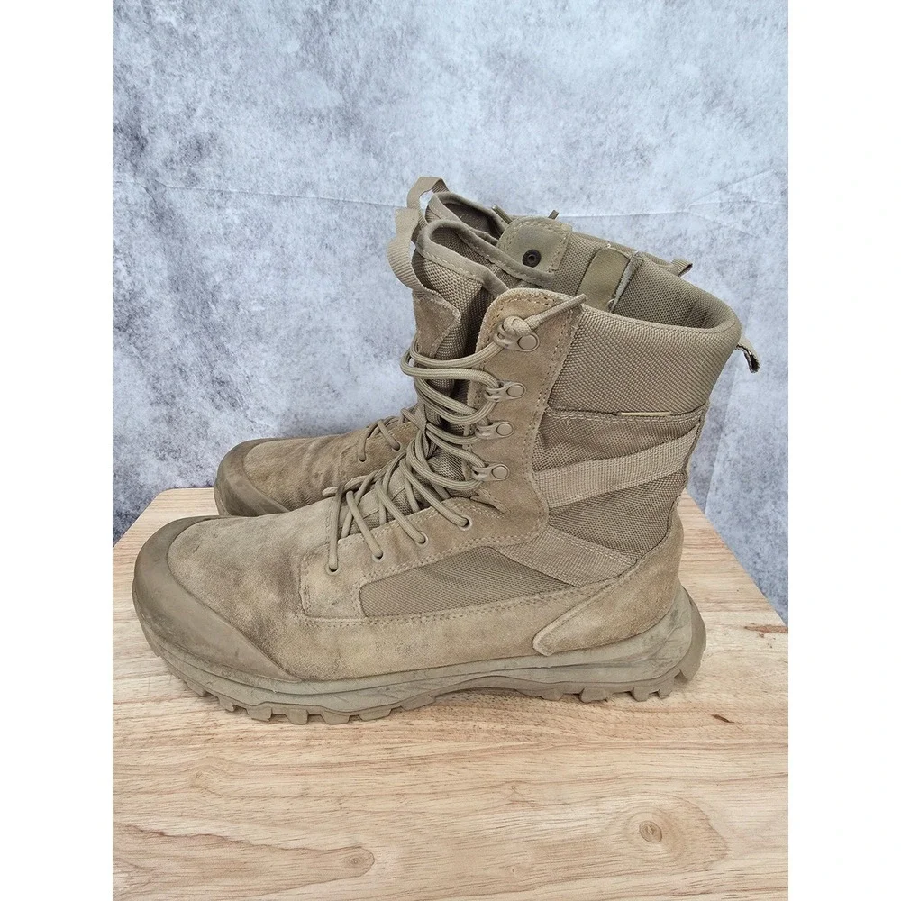 Coostar Tactical Boots Mens 12 Brown Suede Hiking Military Combat Outdoor Army